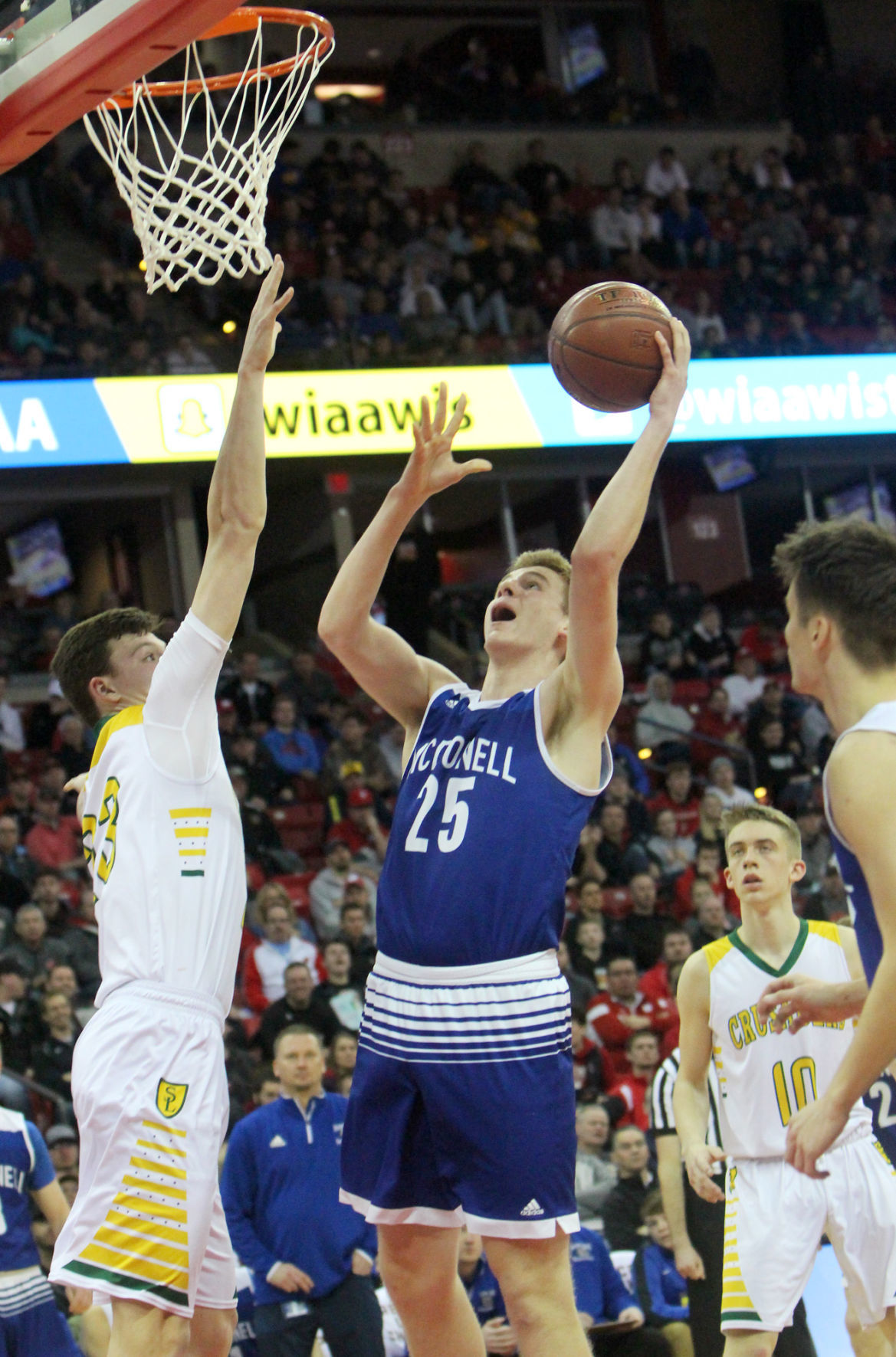 McDonell boys basketball vs Sheboygan Area Lutheran 3-15-19